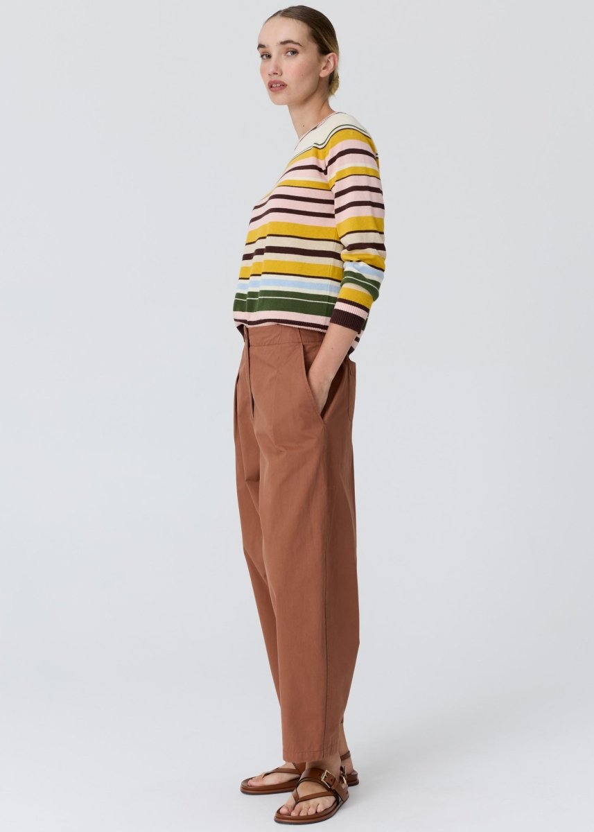 Alma Barrel Pant - toffee PANT POL
