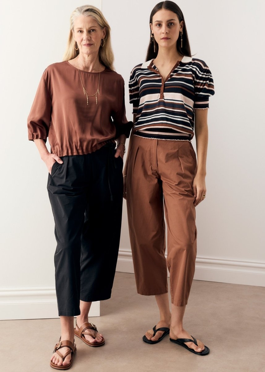 Alma Barrel Pant - toffee PANT POL