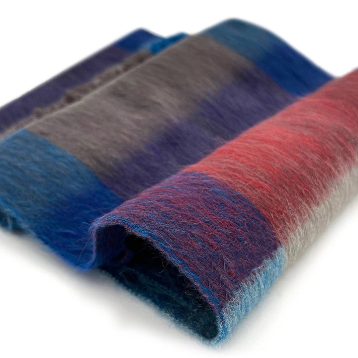 Alpaca Plaid Scarf - Equinox Shupaca Alpaca
