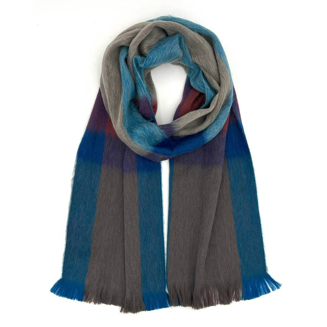 Alpaca Plaid Scarf - Equinox Shupaca Alpaca