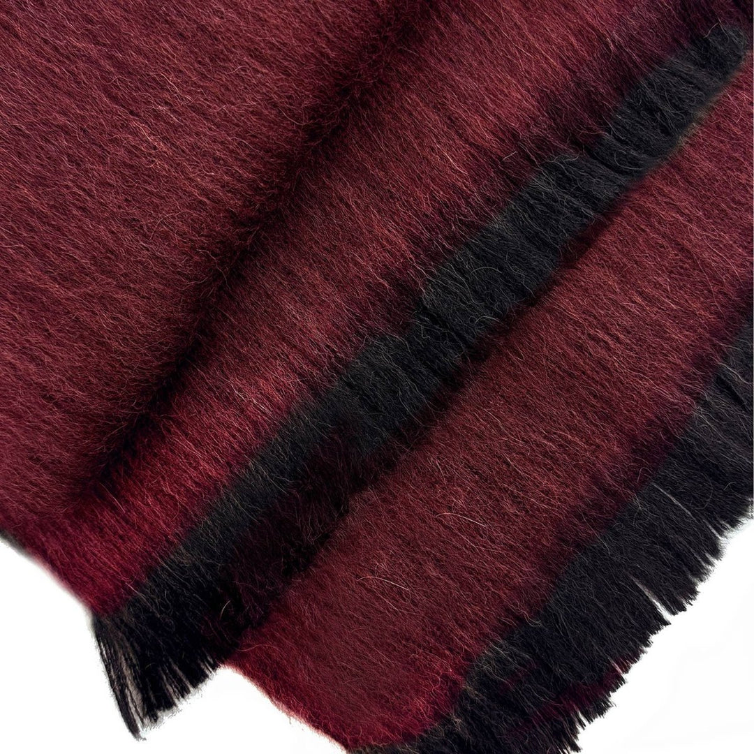 Alpaca Scarf - Sapphire Red scarves Shupaca Alpaca