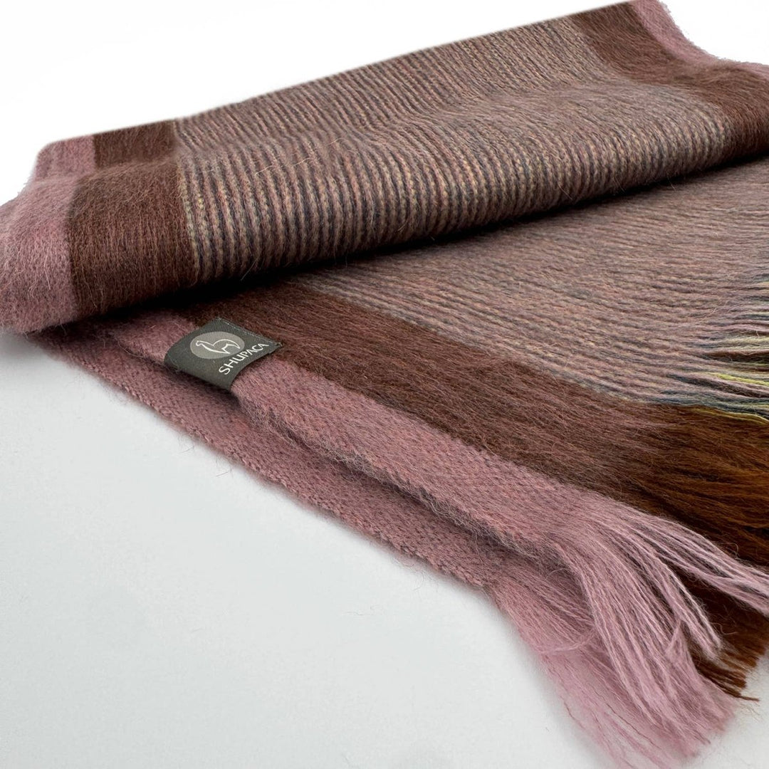 Alpaca Spark Scarf - Pebble Shupaca Alpaca