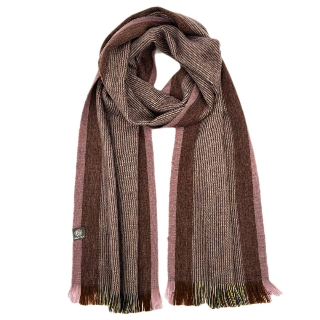 Alpaca Spark Scarf - Pebble Shupaca Alpaca