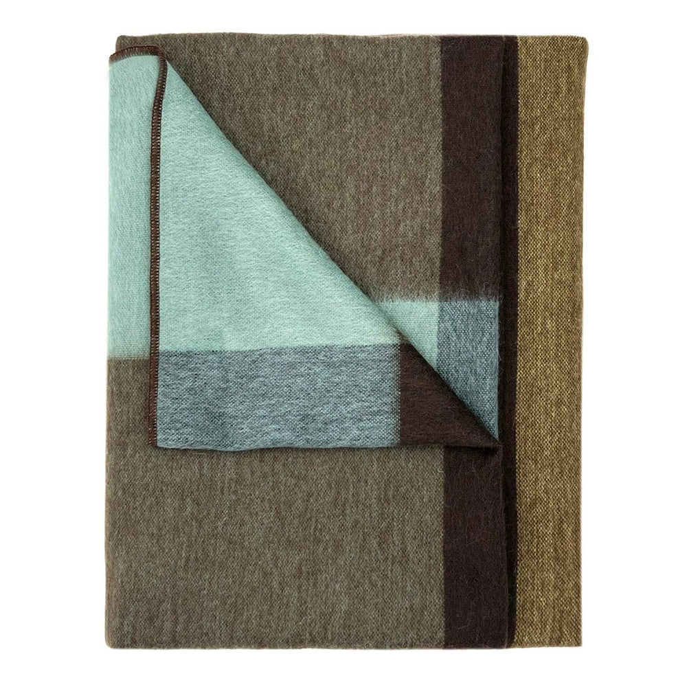 Alpaca Throw Blanket - Mosswood Shupaca Alpaca