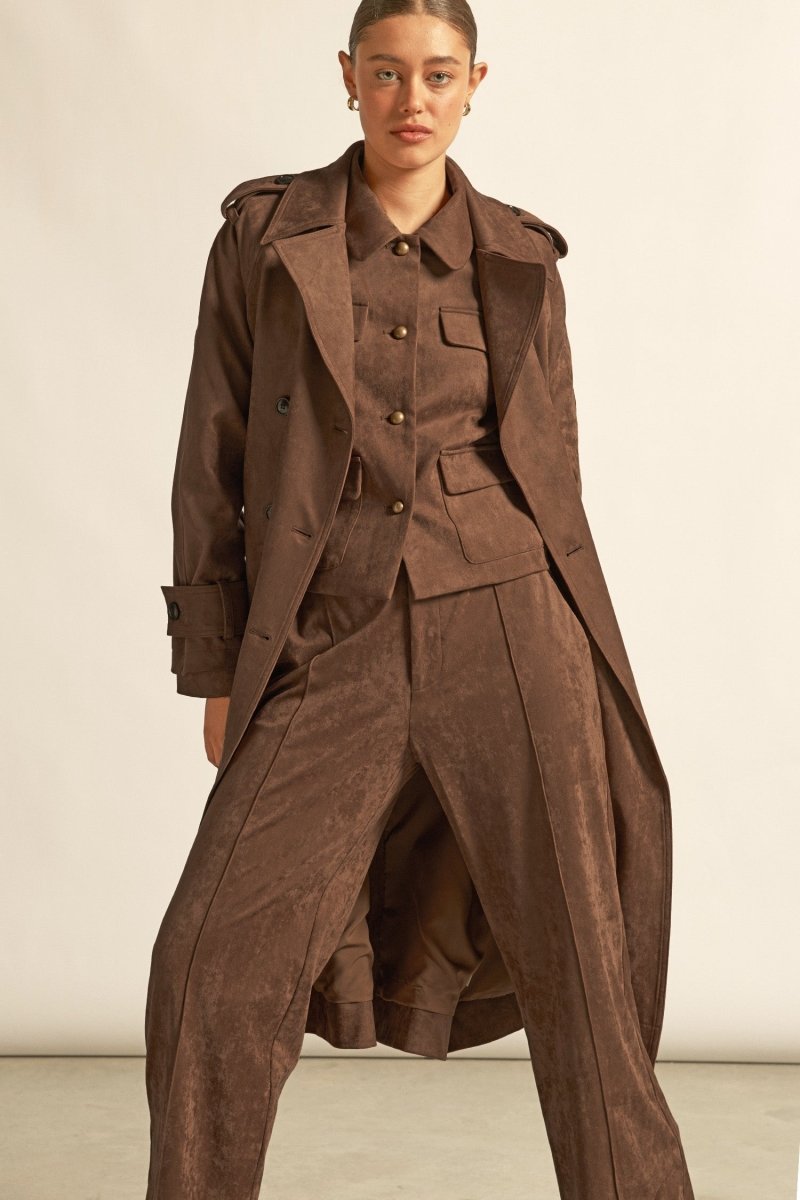 Alpine Coat - Mocha Coats & Jackets Zoe Kratzmann