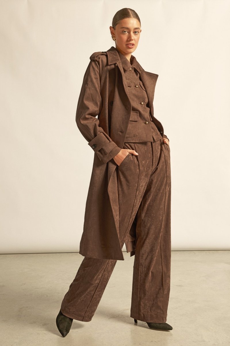 Alpine Coat - Mocha Coats & Jackets Zoe Kratzmann