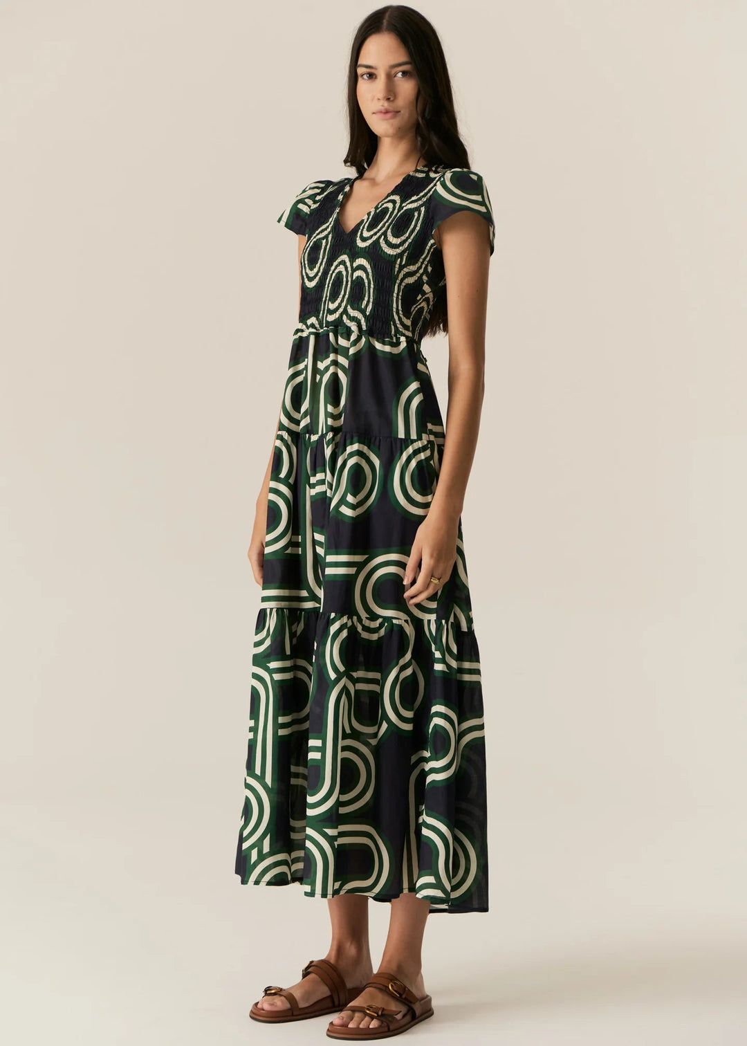 Alter Shirred Dress - Ink Alter Dresses POL
