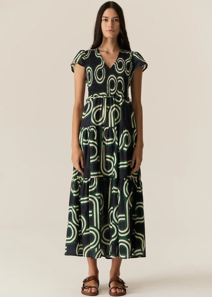 Alter Shirred Dress - Ink Alter Dresses POL