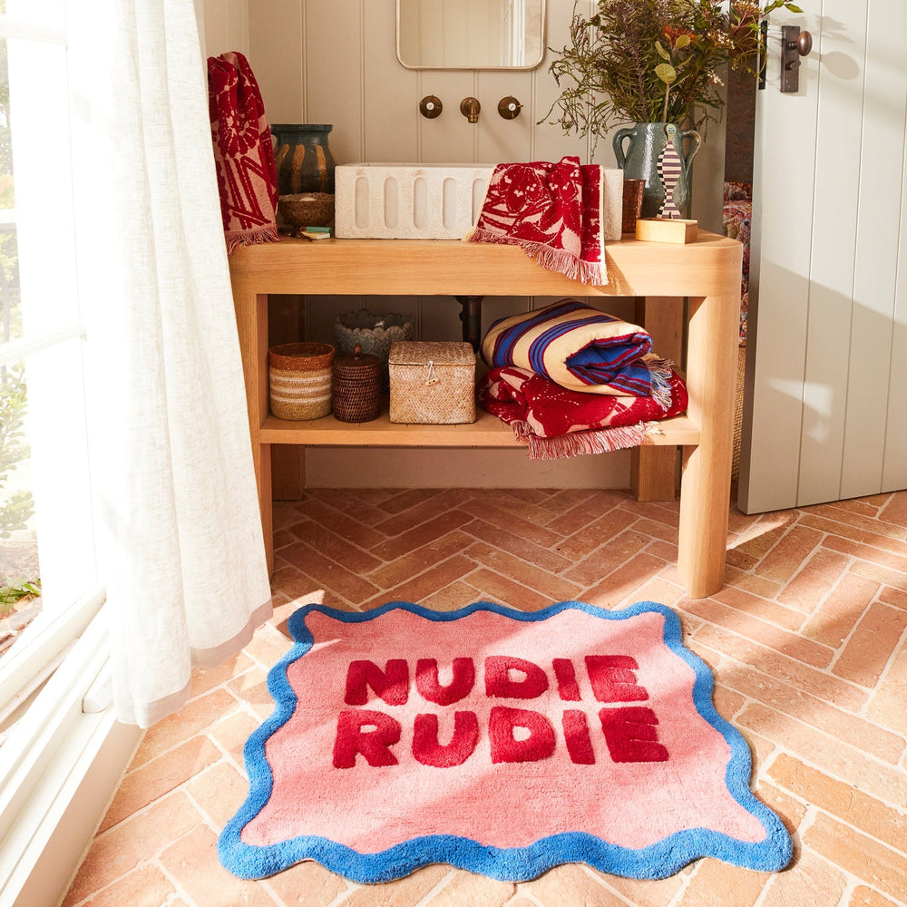 Amalie Nudie Bath Mat - Hibiscus - Stanleyandstone
