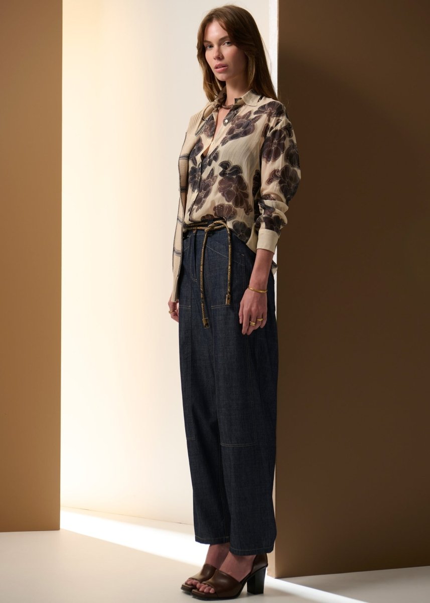 Amara Silk Shirt - Amara Print Blouse POL