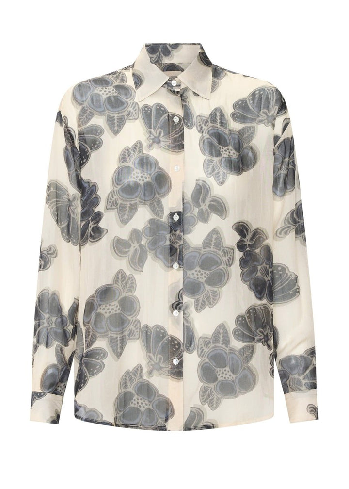 Amara Silk Shirt - Amara Print Blouse POL