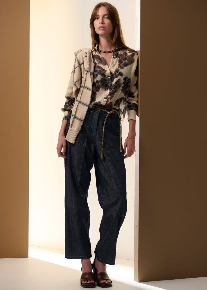 Amara Silk Shirt - Amara Print Blouse POL