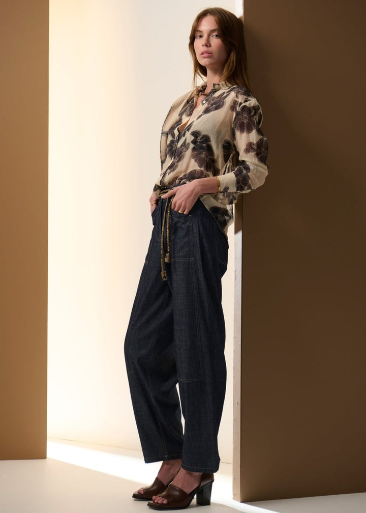 Amara Silk Shirt - Amara Print Blouse POL