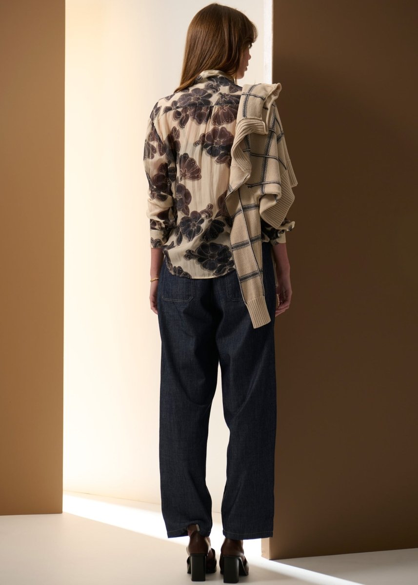 Amara Silk Shirt - Amara Print Blouse POL