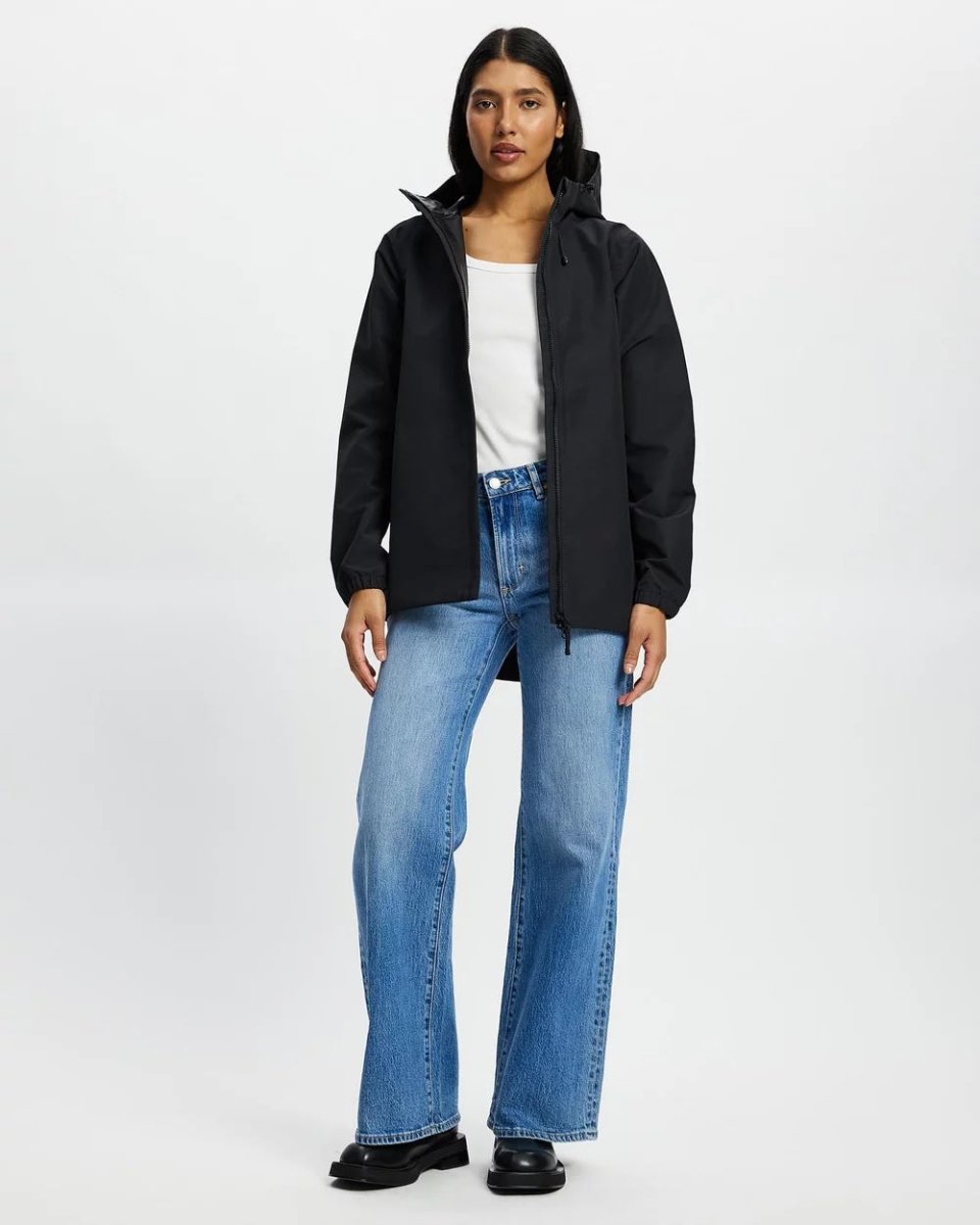 Amble Elements Waterproof Jacket - Black Coats &amp; Jackets Amble