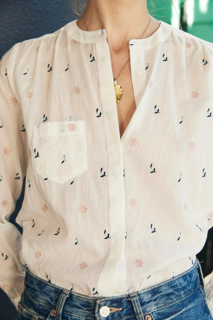 Ami Blouse - Embroidered General Marie Louise De Monteray