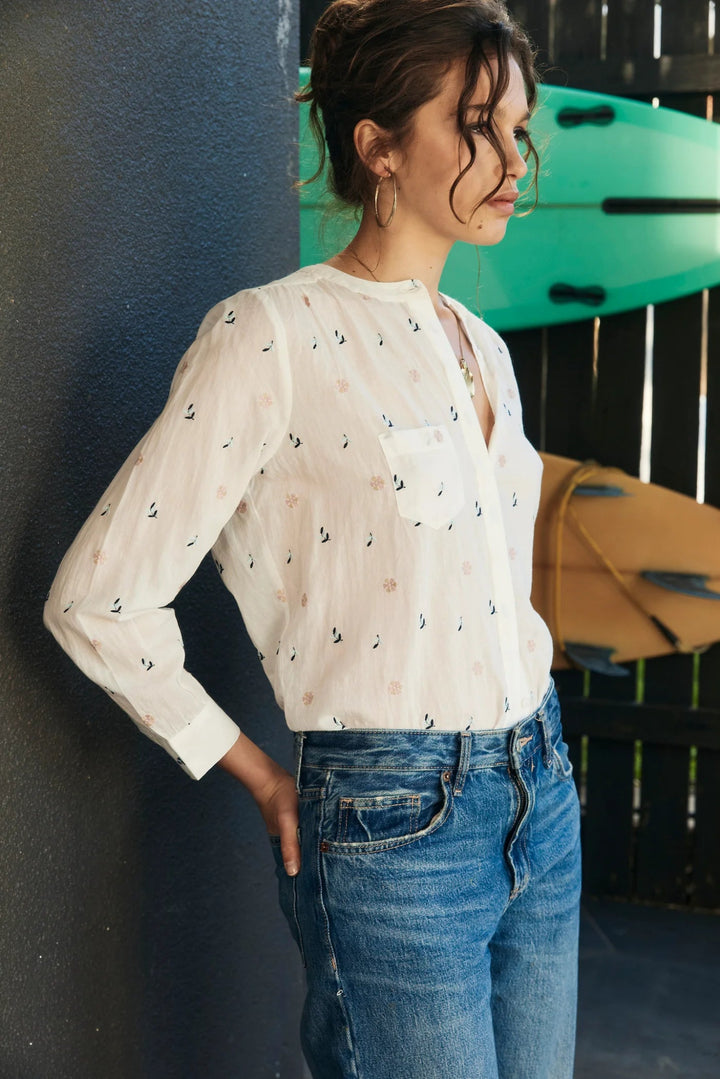 Ami Blouse - Embroidered General Marie Louise De Monteray
