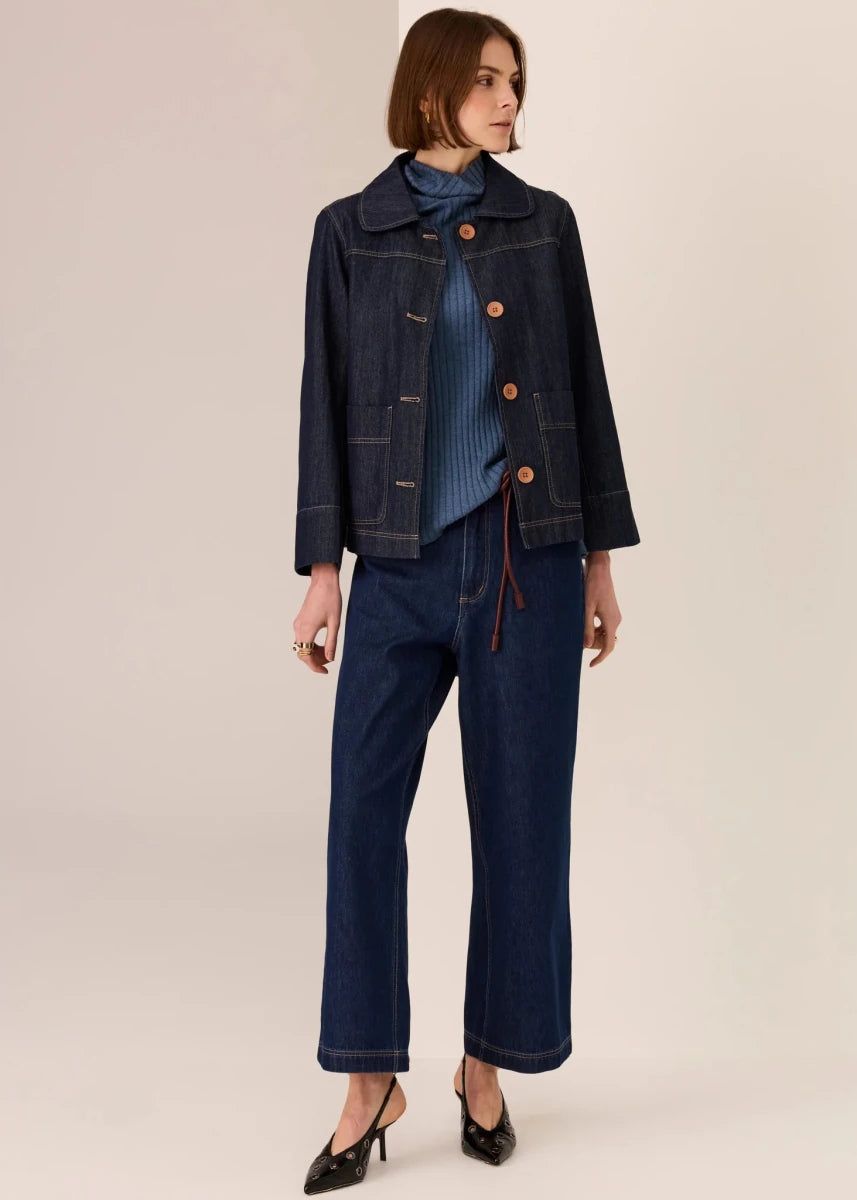 Andie Denim Jacket - Black Wash Coats &amp; Jackets POL