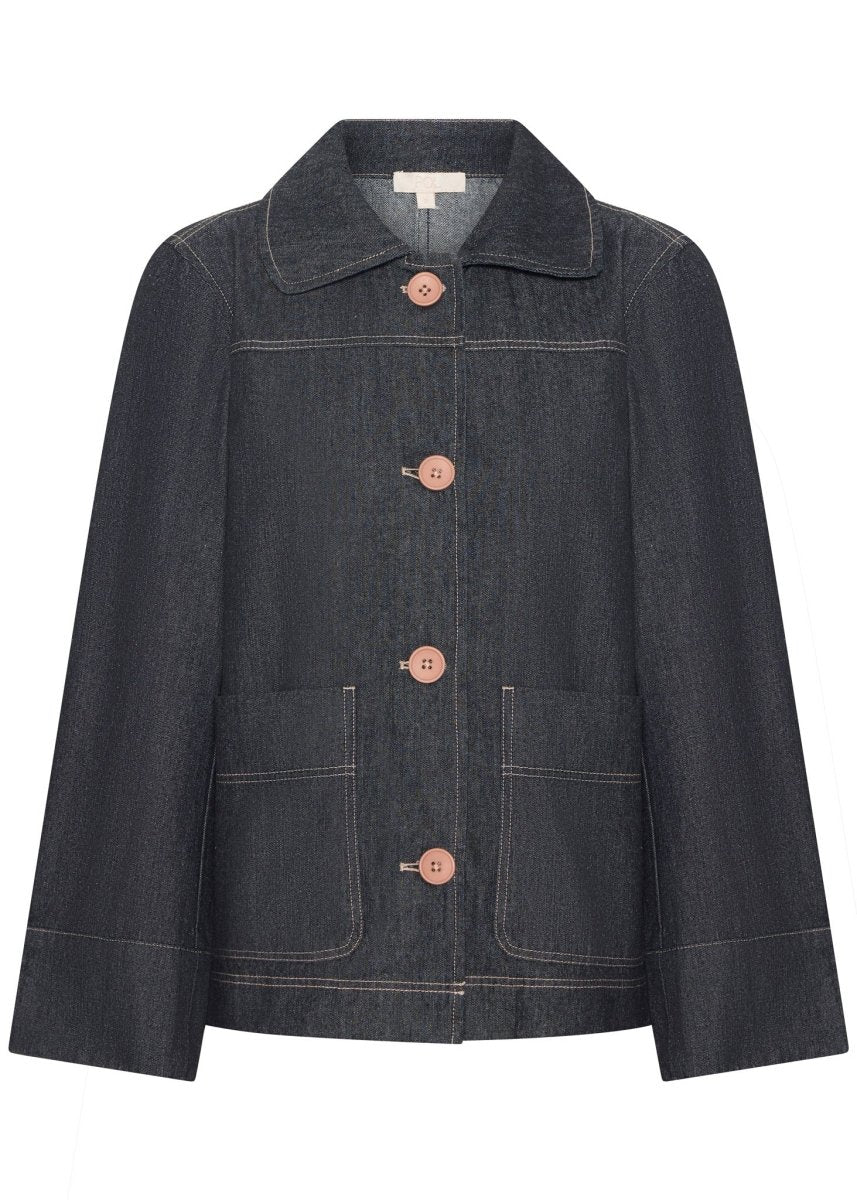 Andie Denim Jacket - Black Wash Coats &amp; Jackets POL