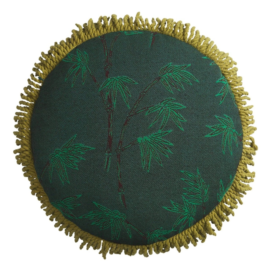 Aneta Jacquard Cushion blanket Sage & Clare Feather Insert