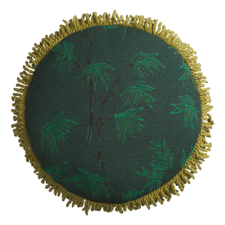 Aneta Jacquard Cushion blanket Sage &amp; Clare Feather Insert