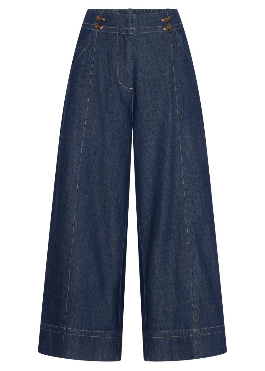 Anise Crop Denim Pant - Denim - Stanleyandstone
