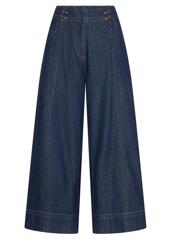Anise Crop Denim Pant - Denim - Stanleyandstone