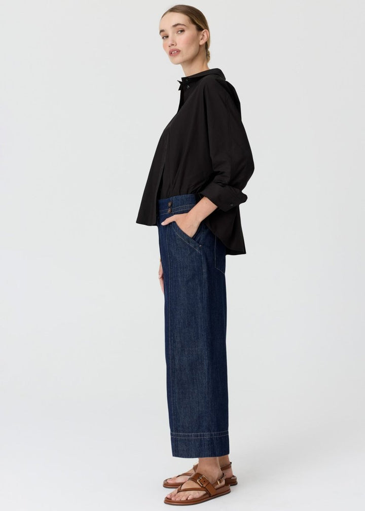 Anise Crop Denim Pant - Denim - Stanleyandstone