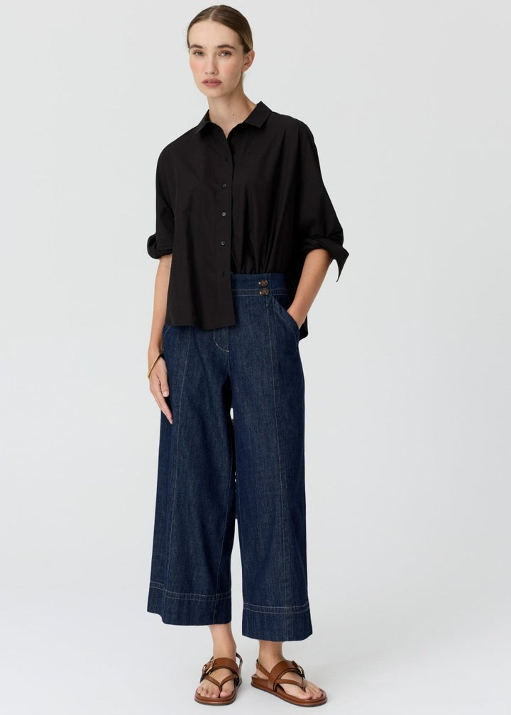 Anise Crop Denim Pant - Denim - Stanleyandstone