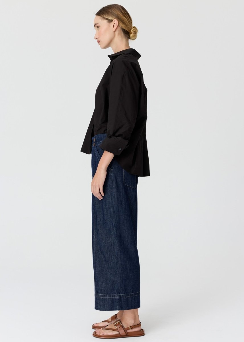Anise Crop Denim Pant - Denim - Stanleyandstone
