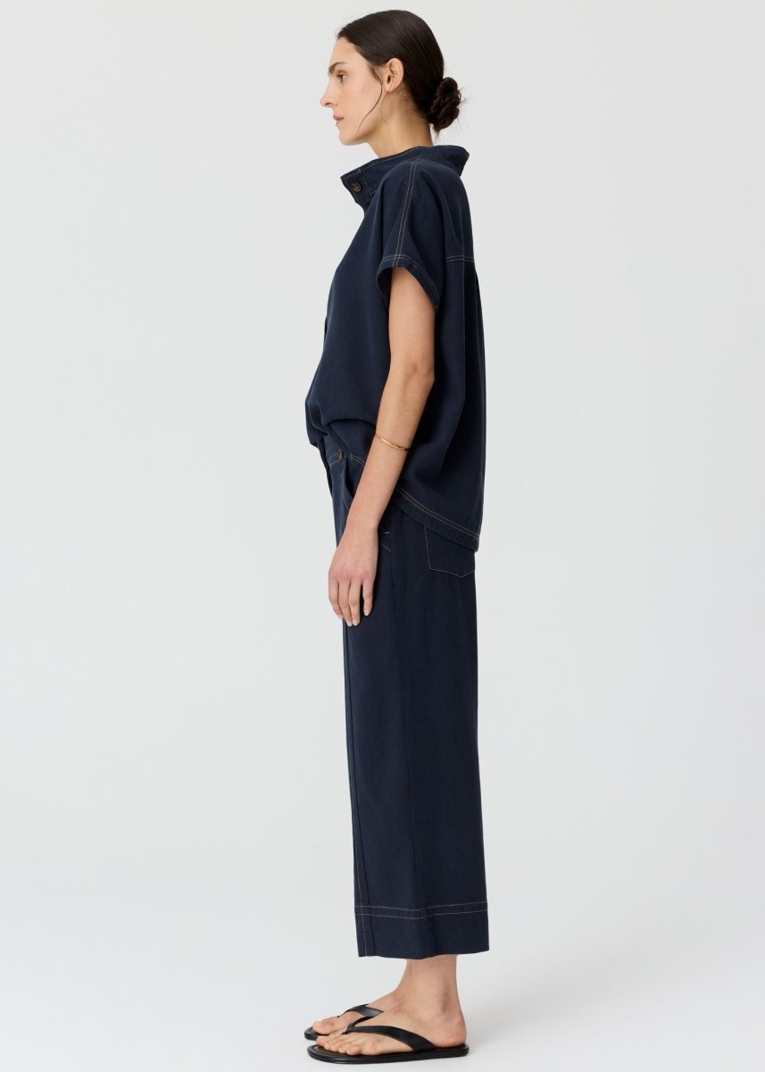 Anise Crop Denim Pant - Ink - Stanleyandstone