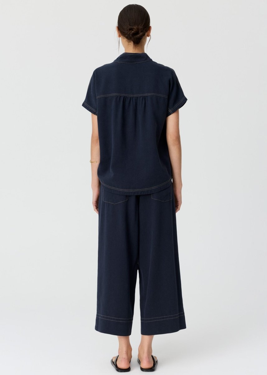 Anise Crop Denim Pant - Ink - Stanleyandstone