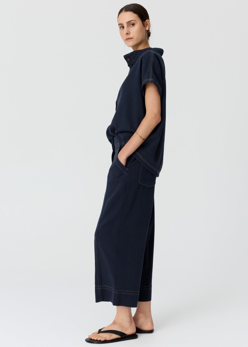 Anise Crop Denim Pant - Ink - Stanleyandstone