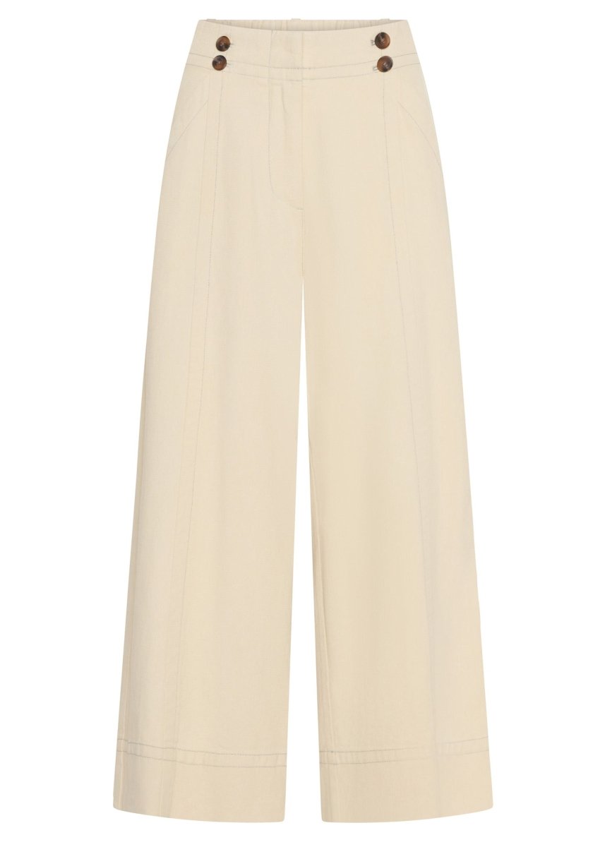 Anise Crop Denim Pant - Pebble - Stanleyandstone
