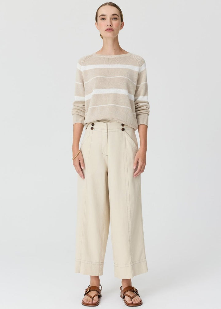Anise Crop Denim Pant - Pebble - Stanleyandstone