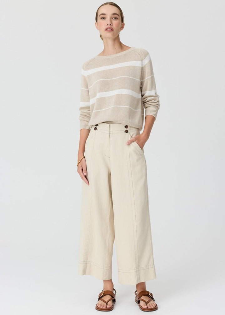 Anise Crop Denim Pant - Pebble - Stanleyandstone