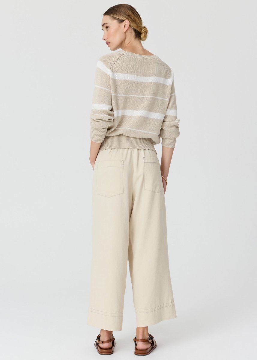 Anise Crop Denim Pant - Pebble - Stanleyandstone