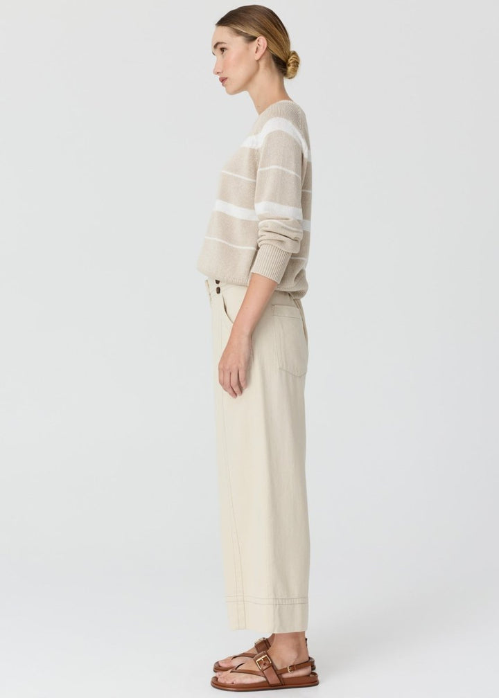 Anise Crop Denim Pant - Pebble - Stanleyandstone