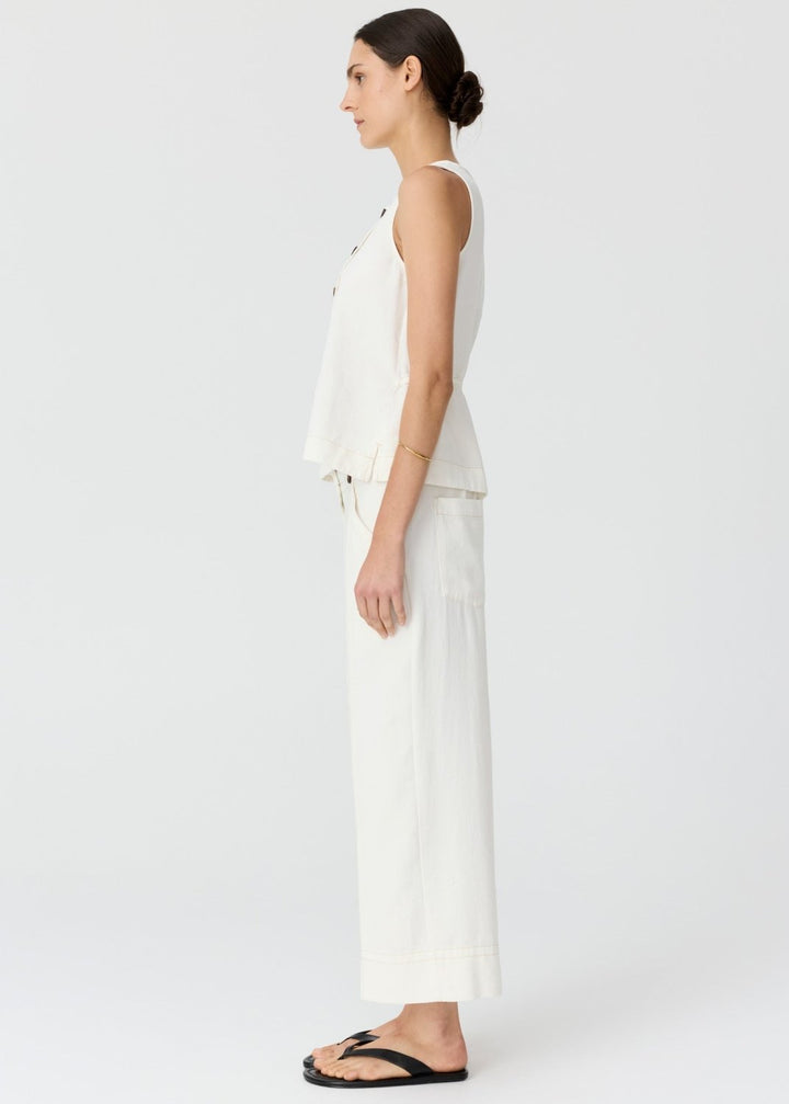 Anise Crop Pant - Chalk POL