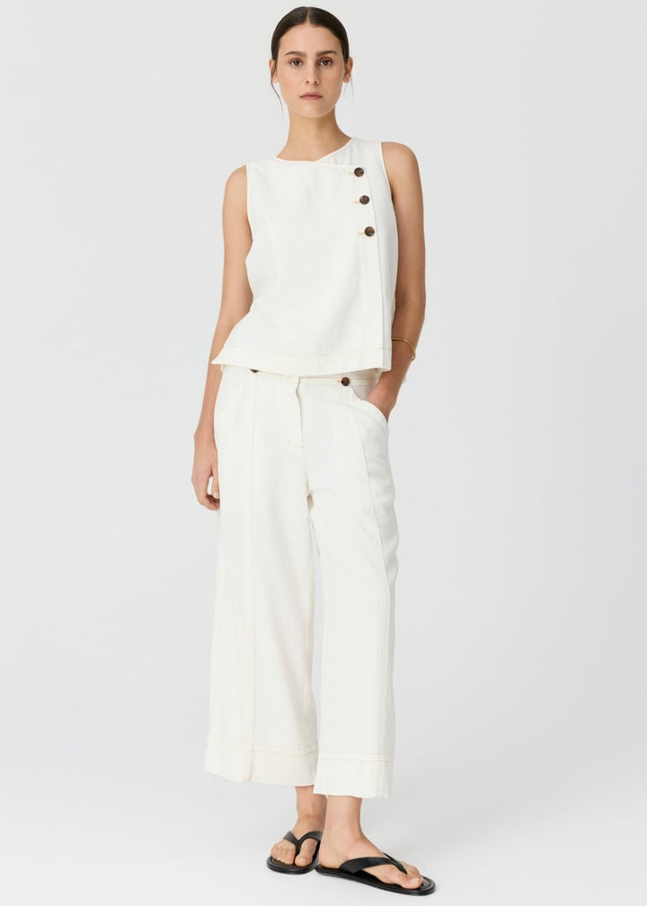 Anise Crop Pant - Chalk POL