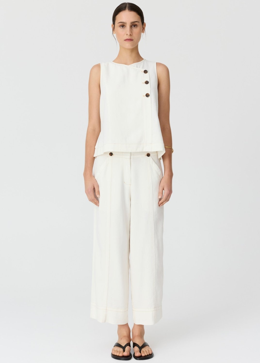 Anise Crop Pant - Chalk POL