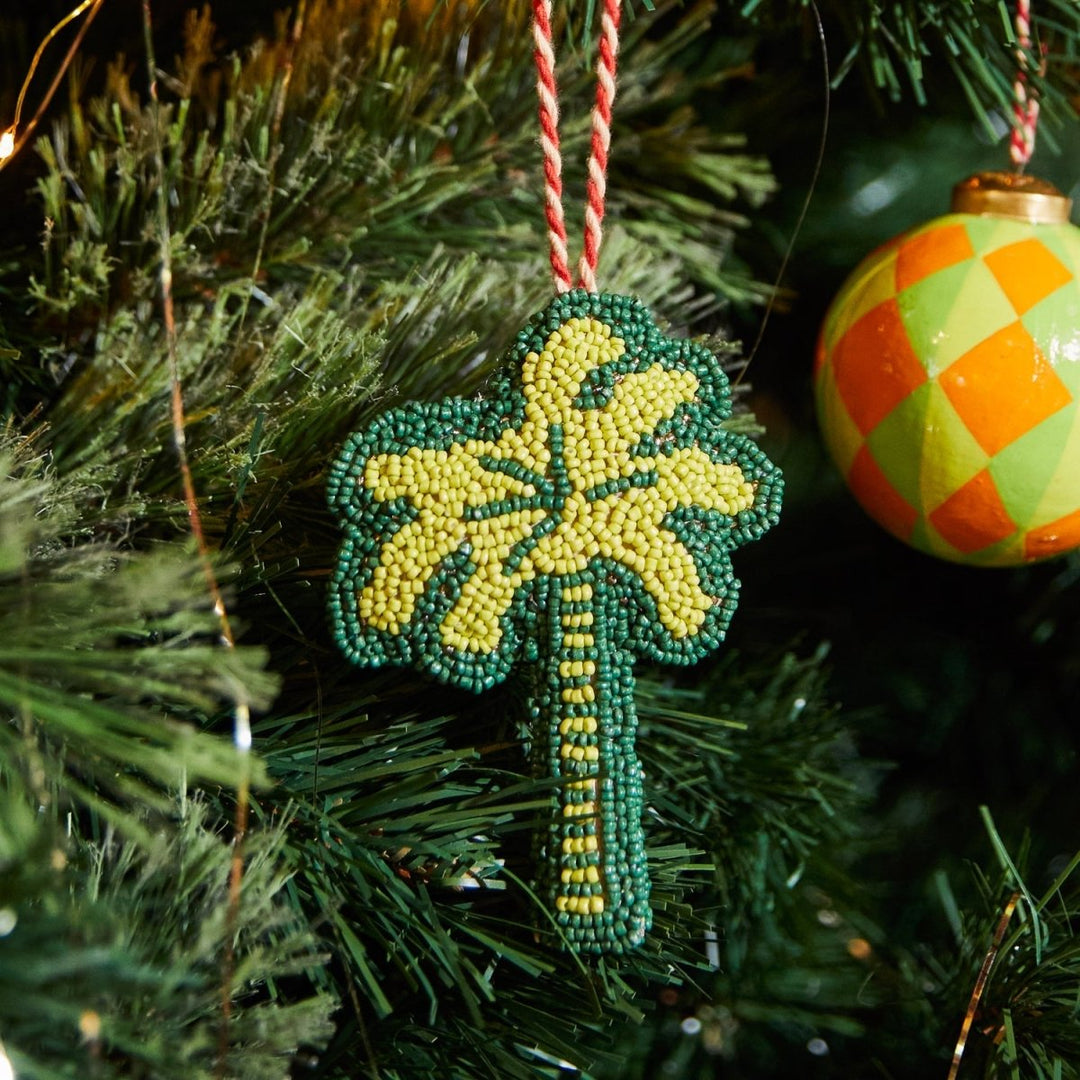 Ansell Palm Tree Decoration Sage & Clare