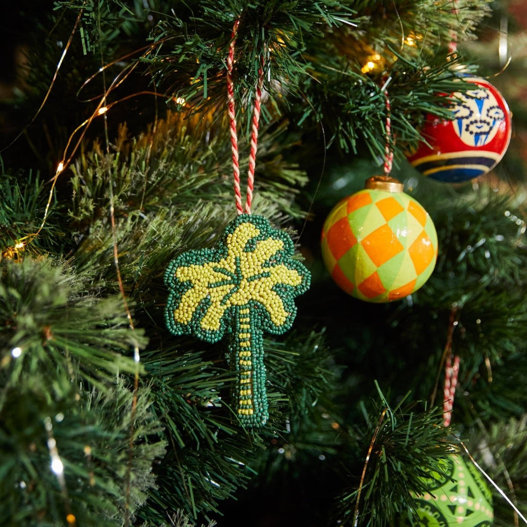 Ansell Palm Tree Decoration Sage & Clare