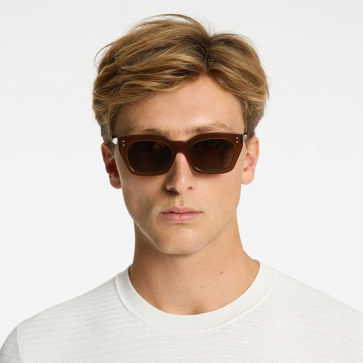 Antagonist Sunglasses - Brown Status Anxiety