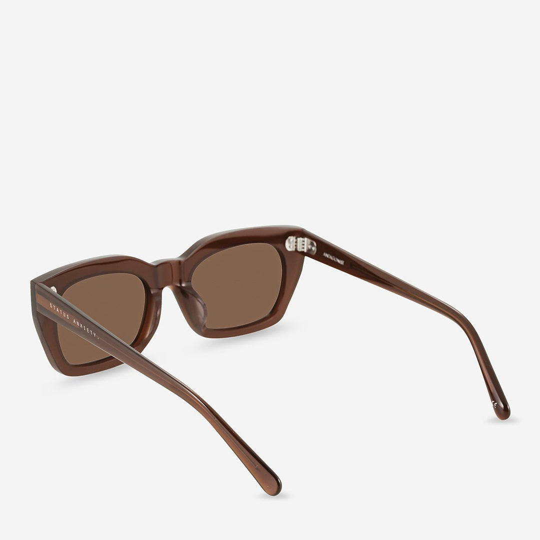 Antagonist Sunglasses - Brown Status Anxiety