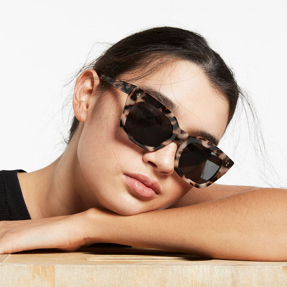 Antagonist Sunglasses - White Tort Status Anxiety