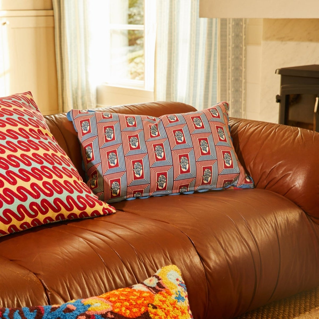 Antonella Cushion - Azure - Stanleyandstone