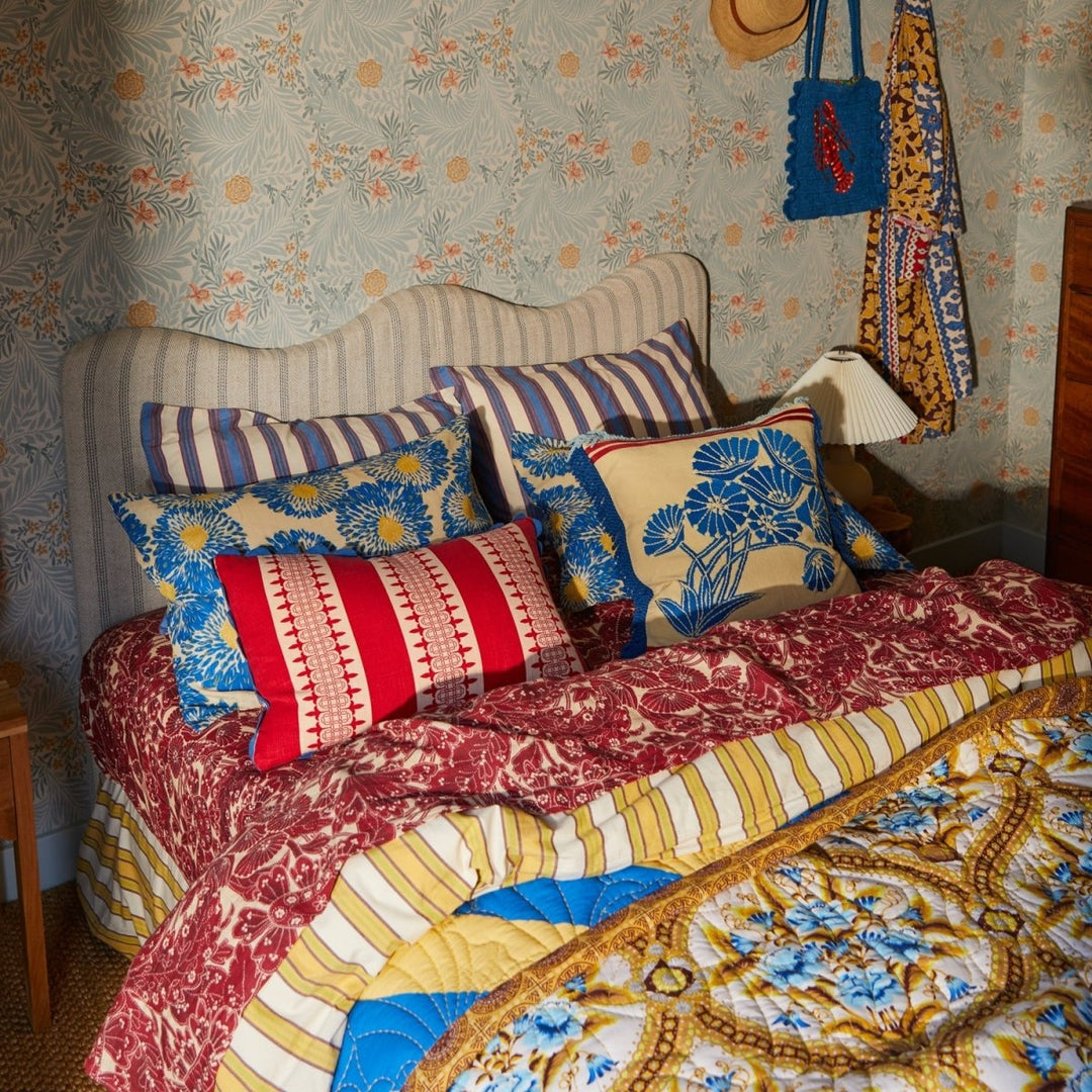 Antonella Cushion - Azure - Stanleyandstone