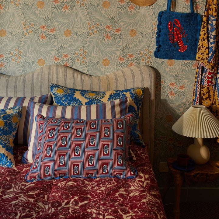 Antonella Cushion - Azure - Stanleyandstone