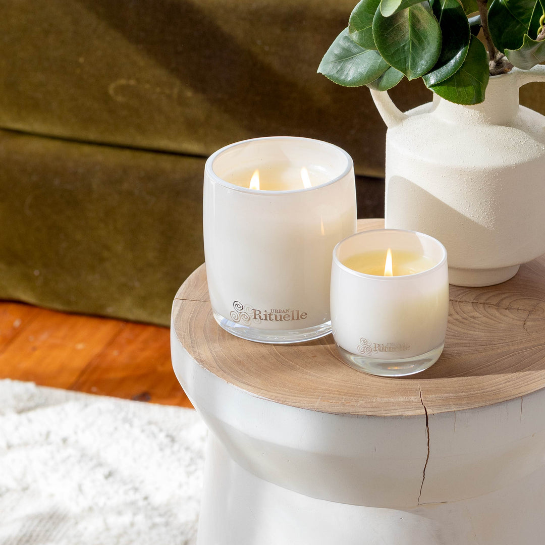 Lemongrass, Mandarin Zest, Tahitian Lime, Sandalwood Scented Soy Candle | 400gm Candle Urban Rituelle